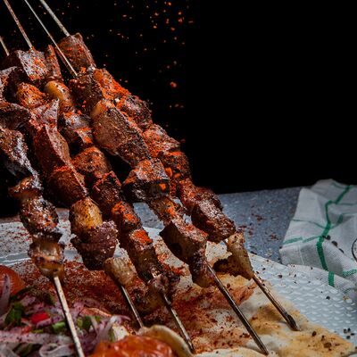 Шашлык из телятиныв Огненный фастфуд по цене 1100 ₽