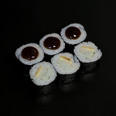 Хосомаки с омлетом в Yummy Sushi по цене 225 ₽