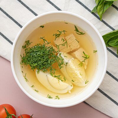 Куриный бульон в Территория еды 59 по цене 295 ₽