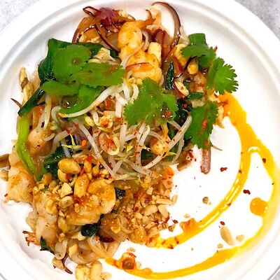 Пад тай с креветками в Bamboo по цене 750 ₽