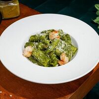 Ригатони с креветками в Sreda