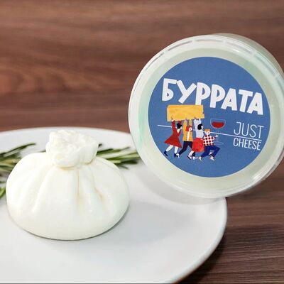 Сыр Буррата в Магазин крафтовых сыров имороженого Creme & Caramel по цене 310 ₽
