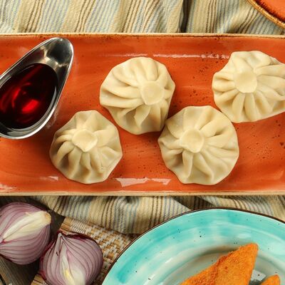 Хинкали с говядиной и свининой в Дюшес по цене 80