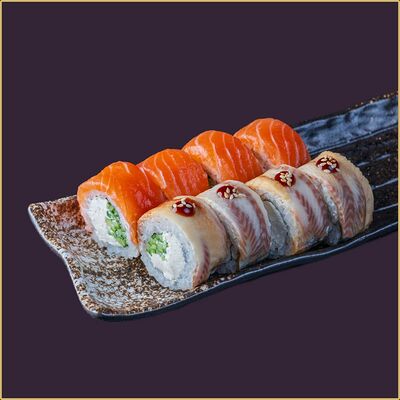 Ролл Атлантический сливочный в Happy Fish Premium по цене 938 ₽