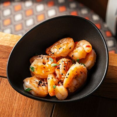 Креветки в кисло-сладком соусе в Густо & Пряно по цене 758 ₽