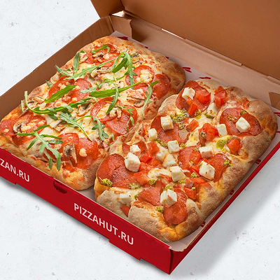 Трюфельная пепперони и Пепперони с фетой в Pizza HeartPizza Hut по цене 1059