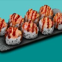 Тартар с лососем и манго в О! Суши