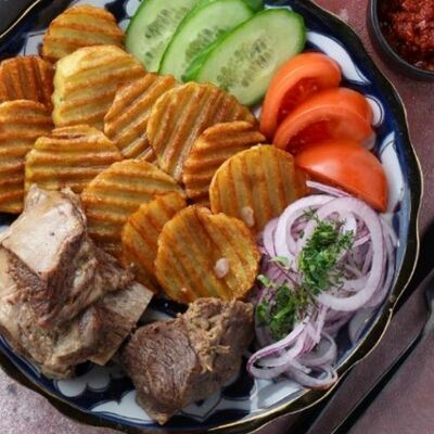 Казан-кебаб с говядиной в Чайхана Самарканд по цене 855 ₽