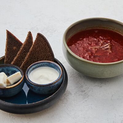 Борщ с говядиной в Балтия по цене 590 ₽