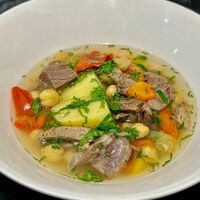 Шурпа из баранины в Узбекская кухня