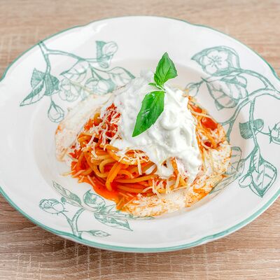 Паста со страчателлой в Pasta Verde по цене 1245 ₽