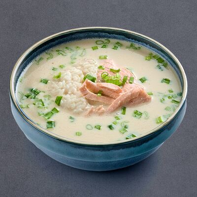 Финская уха с лососем в Нагамаки по цене 550 ₽