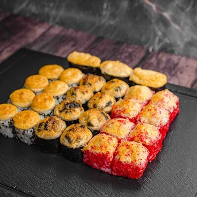 Запеченный Суперсет в Суши фуд по цене 2053 ₽