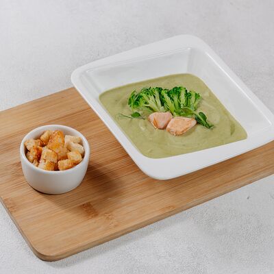 Крем-суп из брокколи в Balance cafe по цене 621 ₽