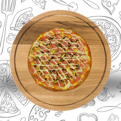 Бейби Ветчина-грибы в Вкусно пицца по цене 419 ₽