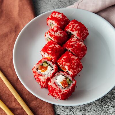 Ролл Филадельфия масаго в Суши-Маркет по цене 445 ₽