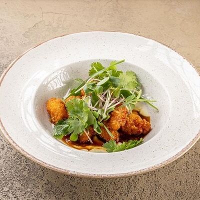 Креветки темпура с соусом чили-лайм в У рыбака по цене 750 ₽