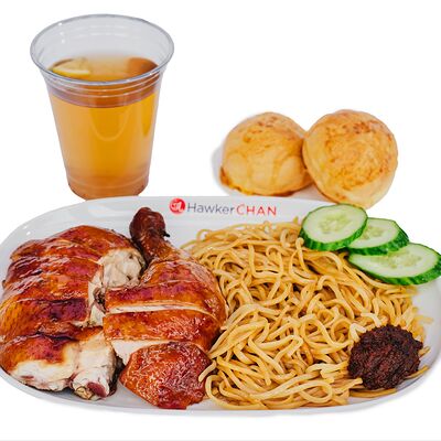Курица с лапшой Doubleв Hawker Chan по цене 3850 ₸