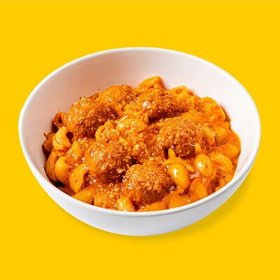 Макароны в томатном соусе с фрикадельками в МАМА ДОМА по цене 16 р.