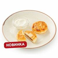 Сырники с яблочной начинкой в Шоколадница