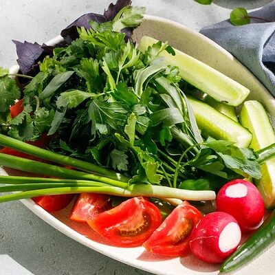 Сезонные овощи и зелень в Баклажан по цене 690 ₽