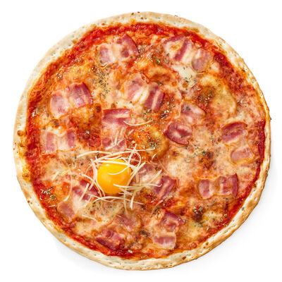 Пицца Карбонара в Перчини на огне по цене 359