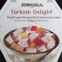 Рахат-лукум Koska со вкусом розы и лимона в Turkish delights