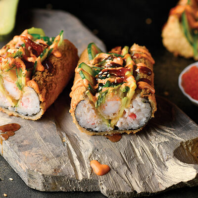 Asia хот-дог с креветкой в СушиСтор по цене 396