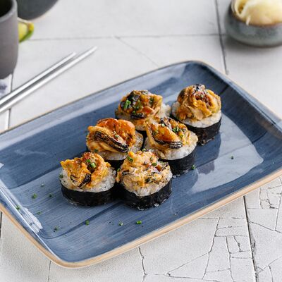 Запеченный ролл с мидиями в Баклажан в ТЦ 