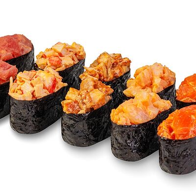 Гункан сет спайси в Дом суши по цене 1290 ₽