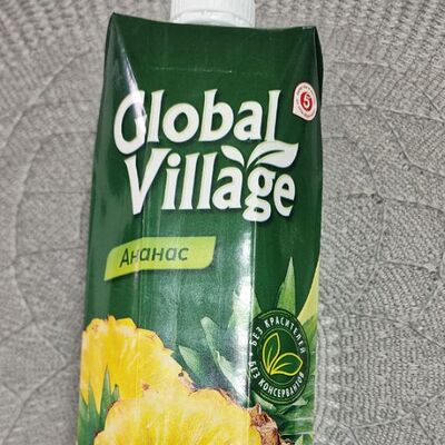 Сок Global Village Ананас в Райский дворик по цене 250 ₽