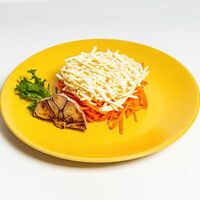 Салат из моркови с сыром и чесноком в Берег