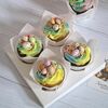 4 капкейка со сливочным кремом и шоколадными драже-яичками в Marys Cakes по цене 1590