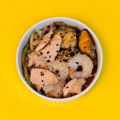 Рис с морепродуктами в Ихтус по цене 590 ₽