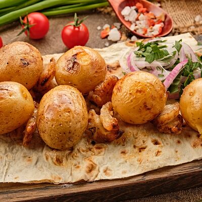 Картофель с курдюком на мангале в Шашлык Красногорск по цене 372 ₽