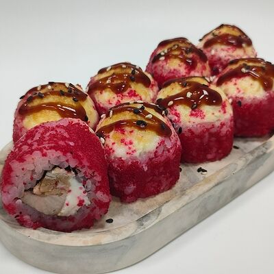 Запеченный с угрем в АмиРолл по цене 483 ₽