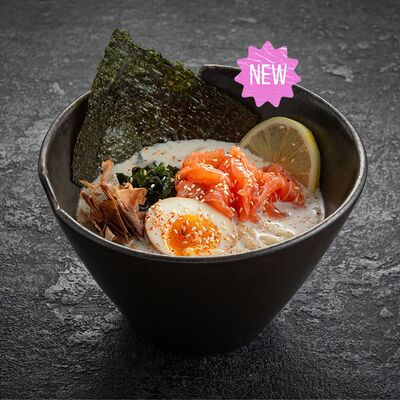 Сливочный рамен с лососем в Ikigai по цене 920 ₽