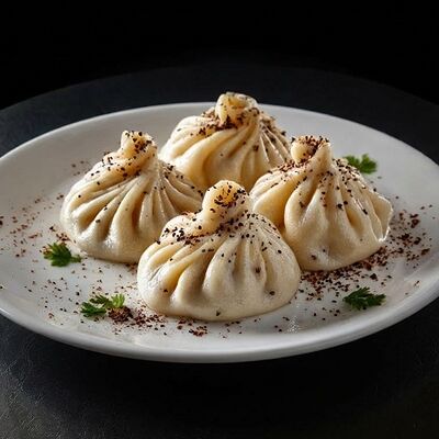 Хинкали свинина и говядина со сметаной в Винегрет по цене 120 ₽