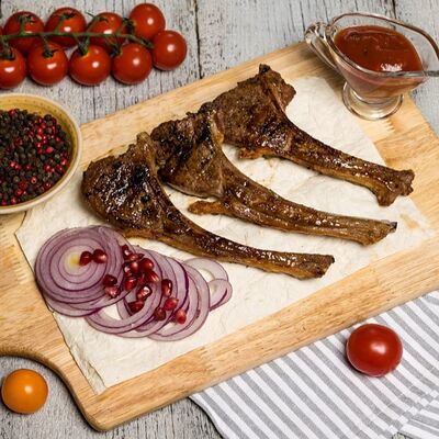 Баранья корейка на мангале в Чайхона 1000 и 1 ночь по цене 1600 ₽