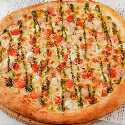 Пицца С копчёным цыплёнком в One Click Pizza по цене 469 ₽