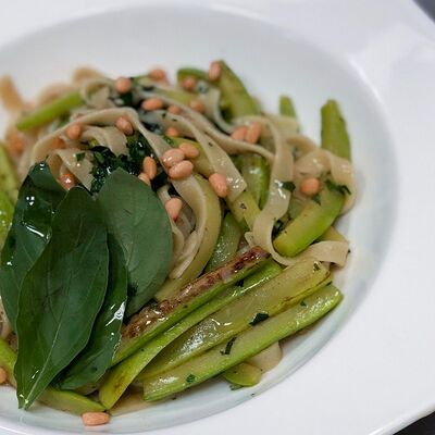 Тальятелле с цукини в Баловень С по цене 690 ₽