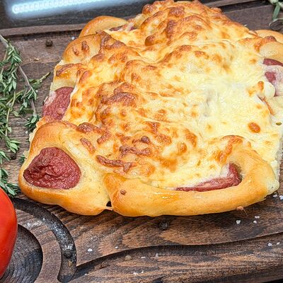 Сосиска с овощами в ХочуШаурму по цене 169 ₽
