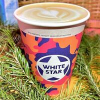 Латте большой в White Star Coffee & Donuts
