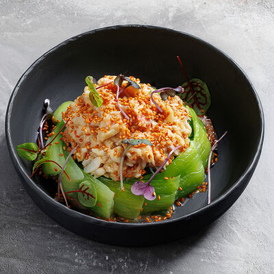 Пак-чой с камчатским крабом и гречневой лапшой в КрабыКутабы по цене 1790 ₽