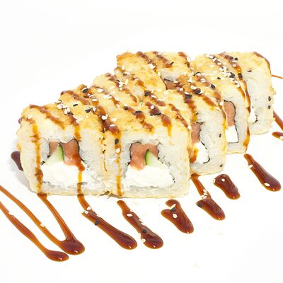 Ролл Филадельфия темпура в Hot-Pizza по цене 385 ₽