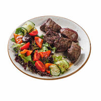 Шашлык из конины с овощами Халяль в ИТЛЕ Стейк-кафе Halal