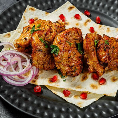 Шашлык из мякоти индейки в Мангал холл по цене 1250 ₽