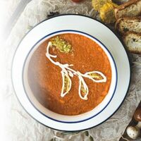 Суп-пюре из тыквы в Пиццерия Перчик