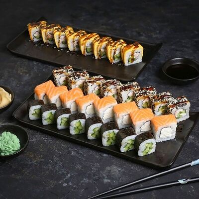 Сет для двоих Хит в Рыбин Гуд Sushi Premium по цене 2433 ₽