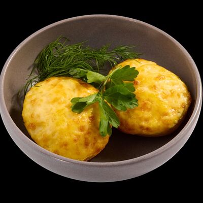 Картофель, запечённый под сырным дипом в Августин по цене 250 ₽